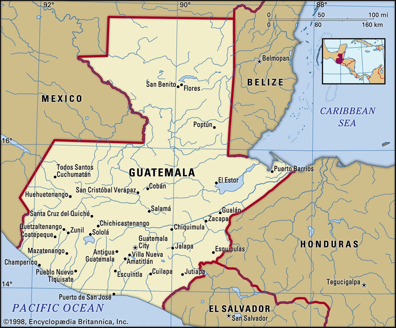 [Update] Bản đồ hành chính đất nước Guatemala (Guatemala Map) phóng to năm 2022 21