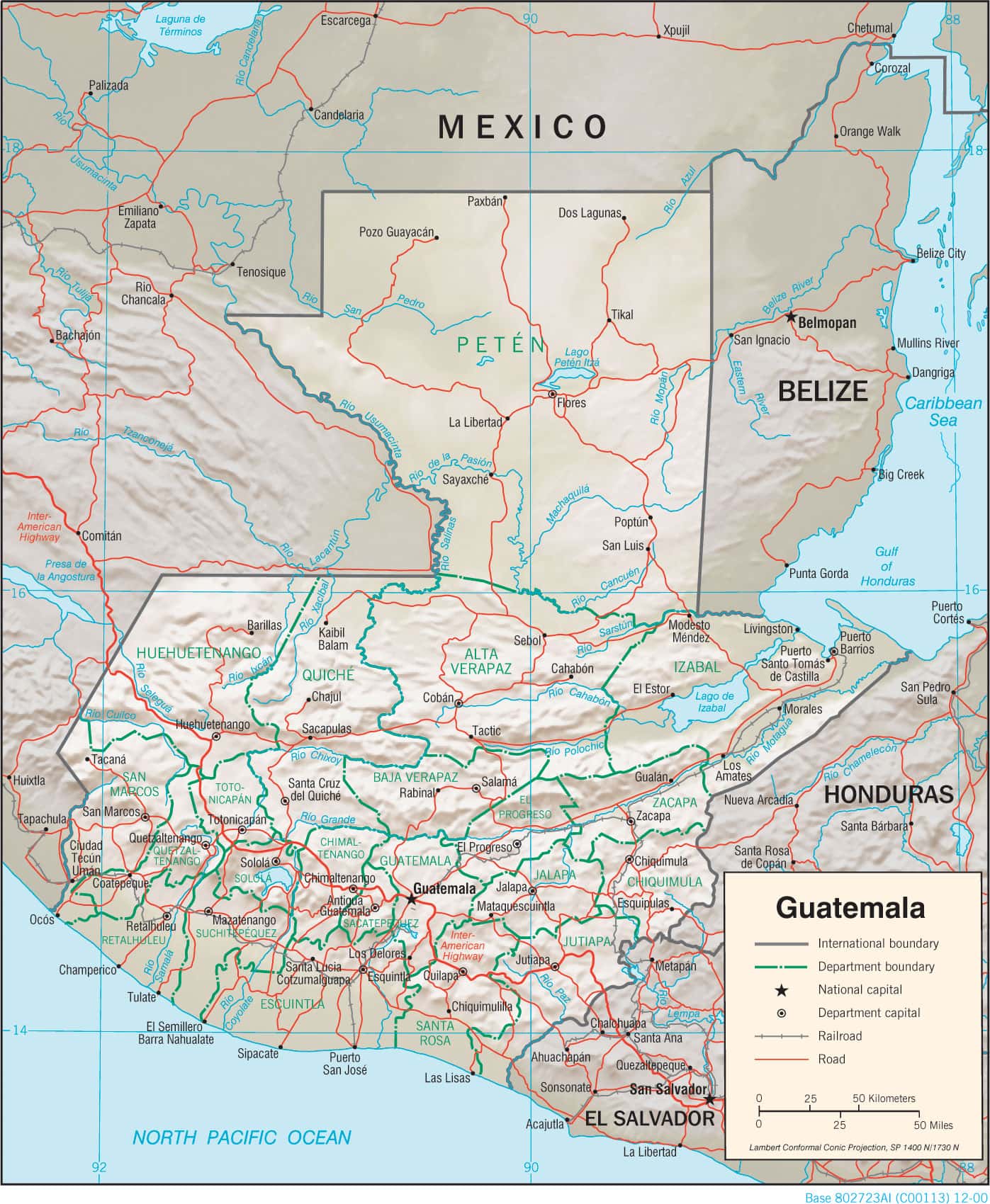 [Update] Bản đồ hành chính đất nước Guatemala (Guatemala Map) phóng to năm 2022 31
