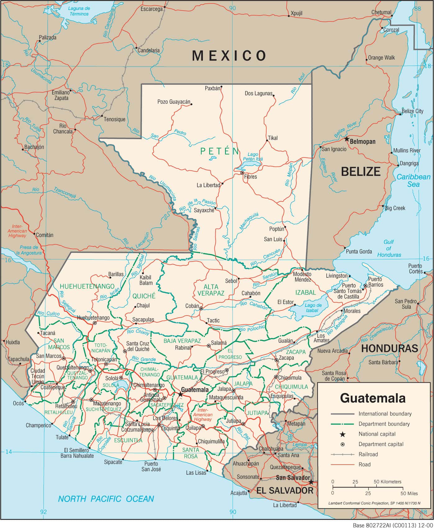 [Update] Bản đồ hành chính đất nước Guatemala (Guatemala Map) phóng to năm 2022 32