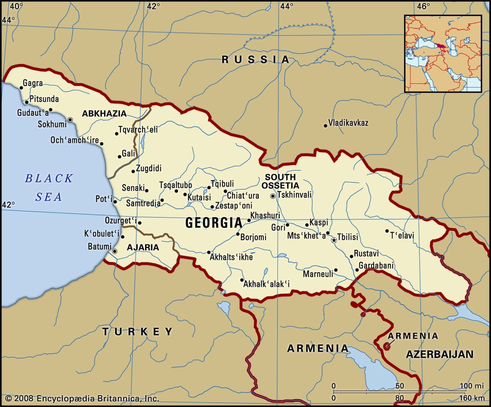 [Update] Bản đồ hành chính đất nước Gruzia (Georgia Map) phóng to năm 2022 16