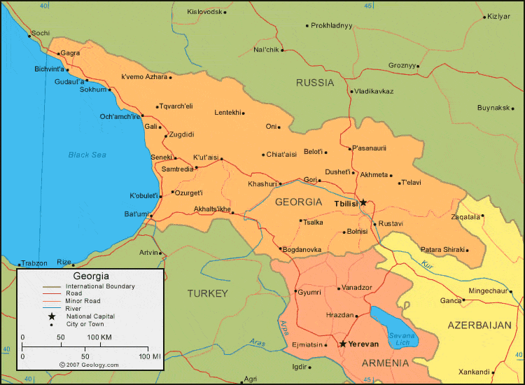 [Update] Bản đồ hành chính đất nước Gruzia (Georgia Map) phóng to năm 2022 17