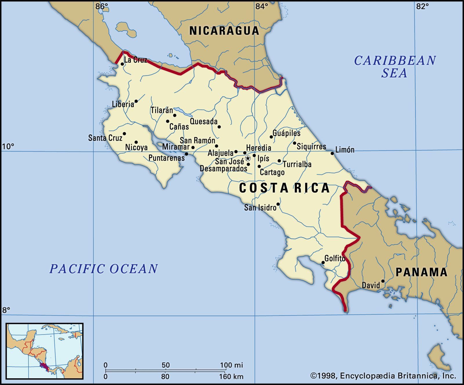 [Update] Bản đồ hành chính đất nước Costa Rica (Costa Rica Map) phóng to năm 2022 13