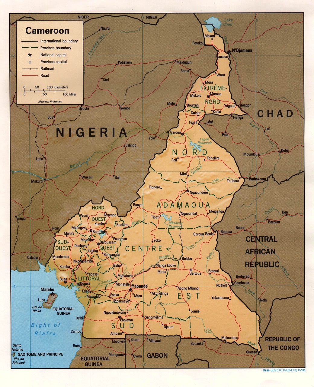 [Update] Bản đồ đất nước Cameroon (Cameroon Map) phóng to năm 2022 21