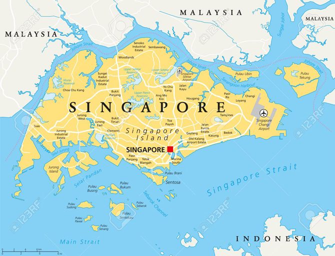 [Update] Bản đồ nước Singapore (Xinh-ga-po) khổ lớn phóng to năm 2022 3