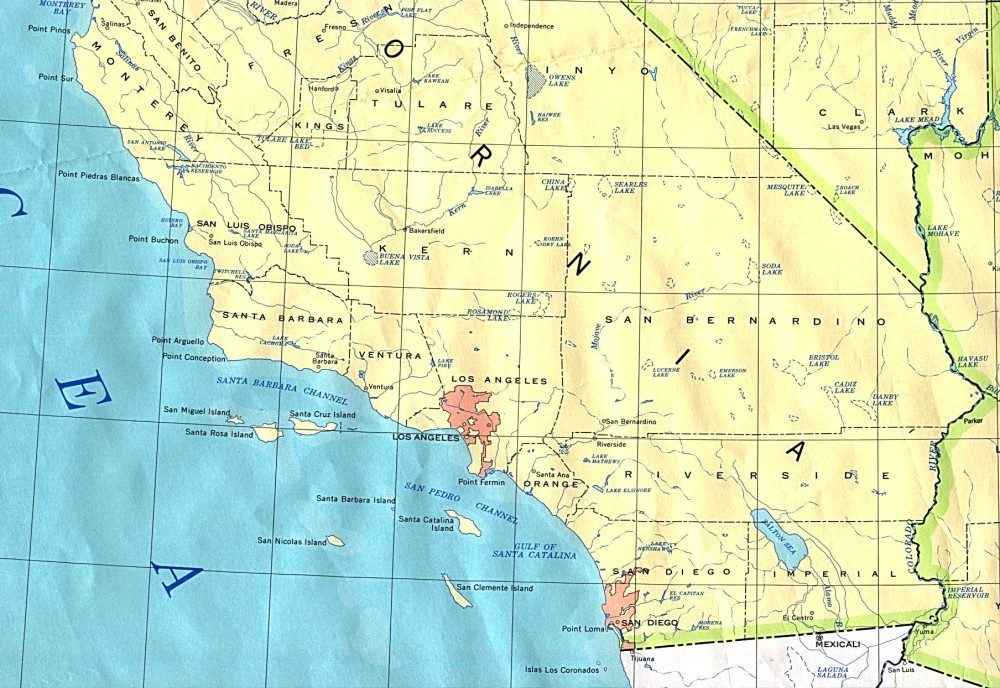 [Update] Bản đồ Bang California (Mỹ) khổ lớn phóng to năm 2022 18