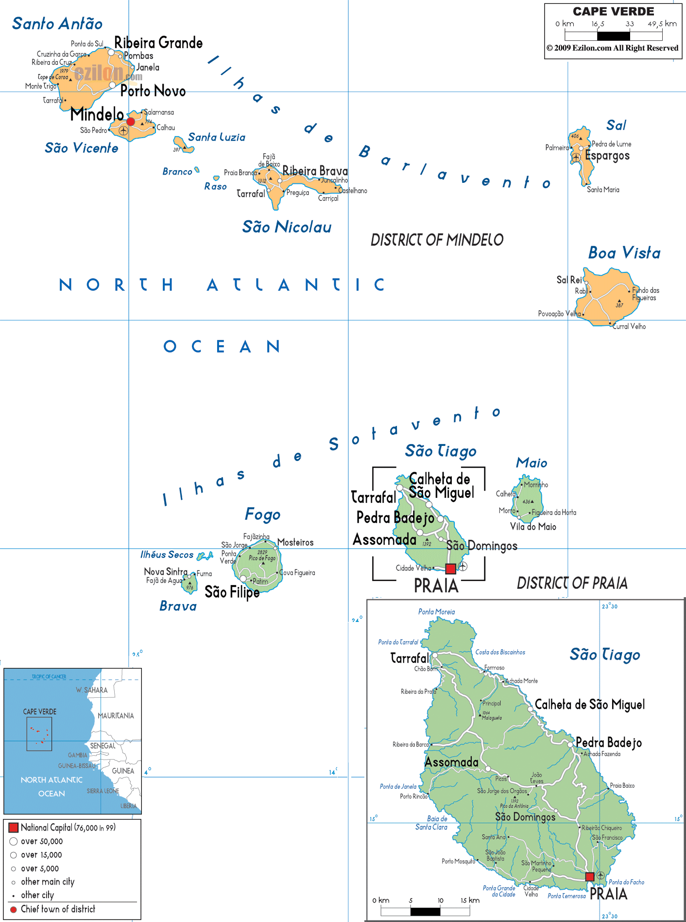 [Update] Bản đồ hành chính đất nước Cabo Verde (Cabo Verde Map) phóng to năm 2022 14