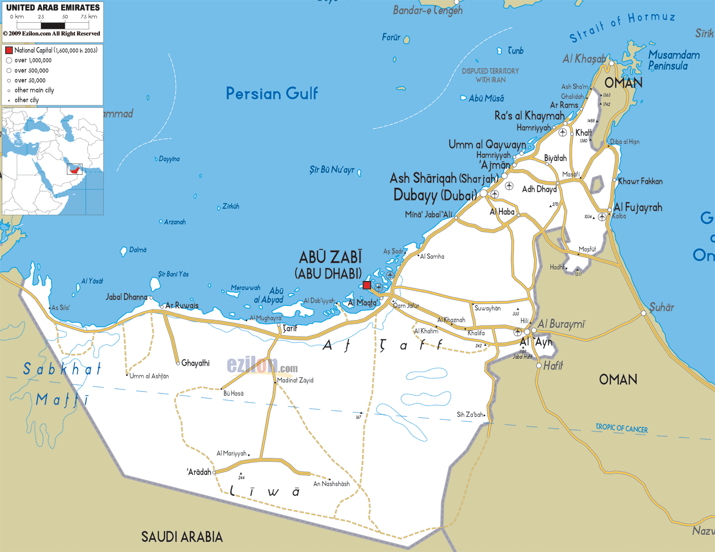 [Update] Bản đồ Tiểu Vương quốc Ả Rập Thống nhất (United Arab Emirates Map) năm 2022 17