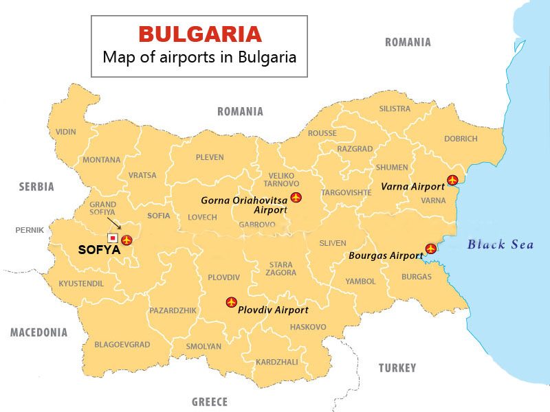 [Update] Bản đồ hành chính đất nước Bulgaria (Bulgaria Map) phóng to năm 2022 14