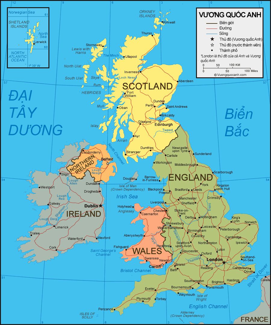 [Update] Bản đồ hành chính đất nước Vương quốc Anh và Bắc Ireland khổ lớn năm 2022 16
