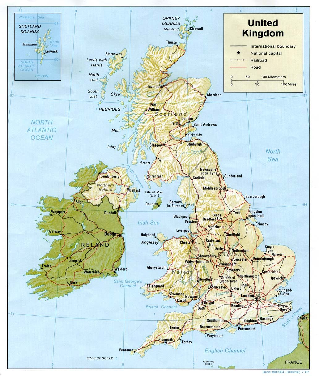 [Update] Bản đồ hành chính đất nước Vương quốc Anh và Bắc Ireland khổ lớn năm 2022 27
