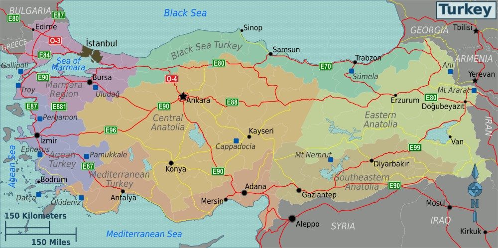 [Update] Bản đồ đất nước Thổ Nhĩ Kỳ khổ lớn phóng to năm 2022 9