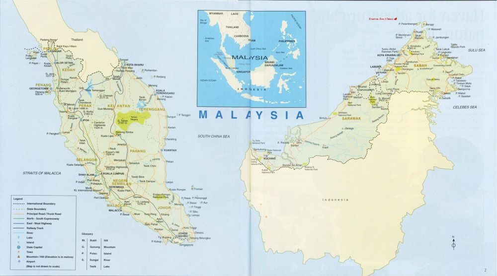 [Update] Bản đồ đất nước Malaysia (Ma-lai-xi-a) khổ lớn năm 2022 20
