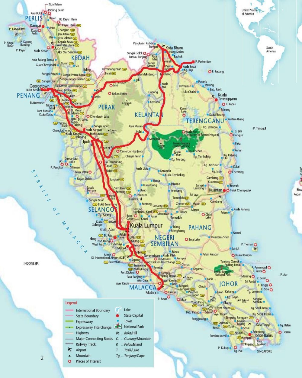 [Update] Bản đồ đất nước Malaysia (Ma-lai-xi-a) khổ lớn năm 2022 18