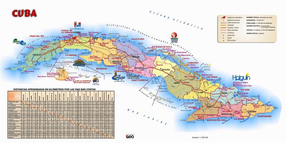 [Update] Bản đồ đất nước Cuba khổ lớn phóng to năm 2022 9