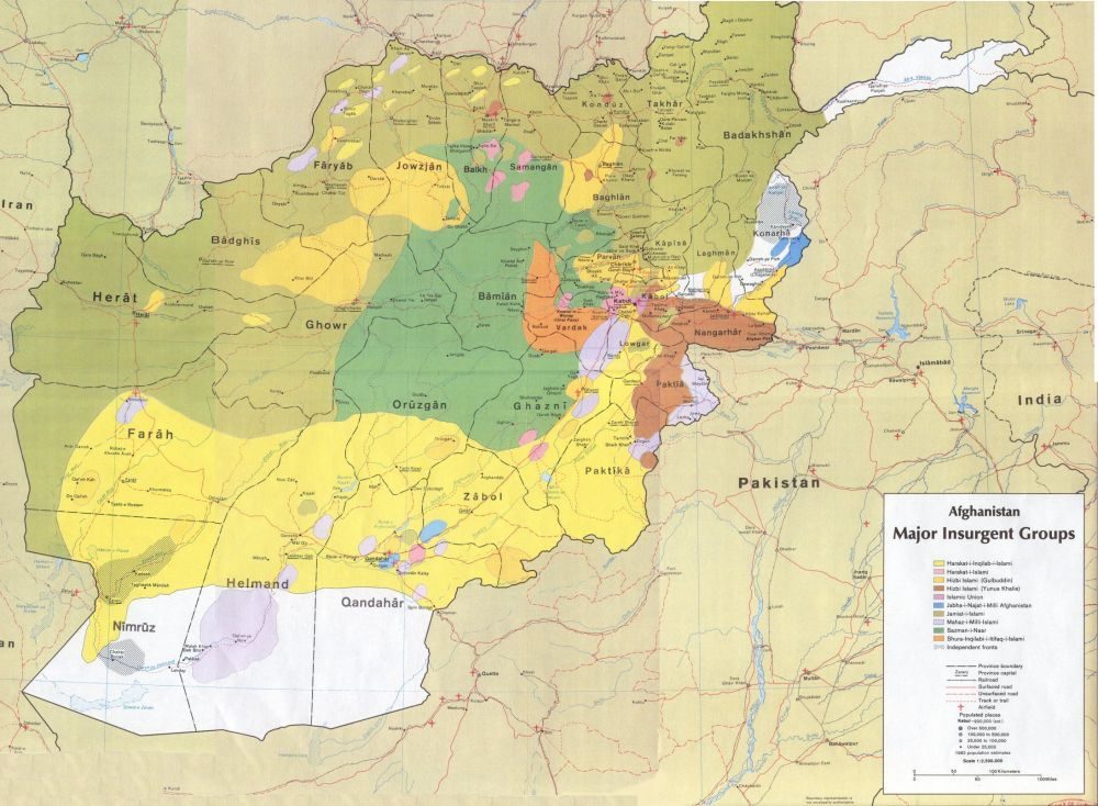[Update] Bản đồ đất nước Afghanistan khổ lớn phóng to năm [hienthinam] 12