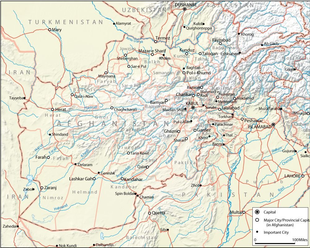 [Update] Bản đồ đất nước Afghanistan khổ lớn phóng to năm [hienthinam] 13