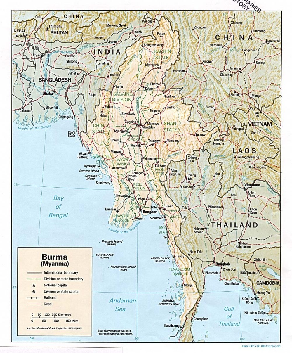 [Update] Bản đồ đất nước Myanmar khổ lớn phóng to năm 2022 17