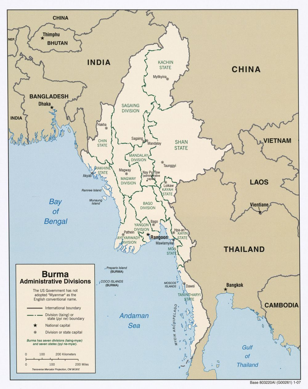 [Update] Bản đồ đất nước Myanmar khổ lớn phóng to năm 2022 12