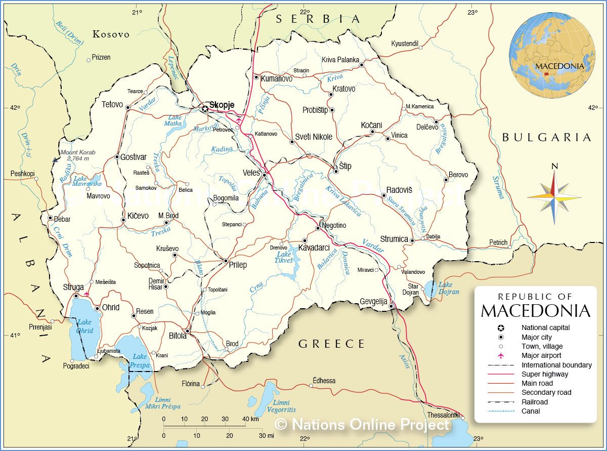 [Update] Bản đồ hành chính đất nước Macedonia (Macedonia Map) phóng to năm 2022 15