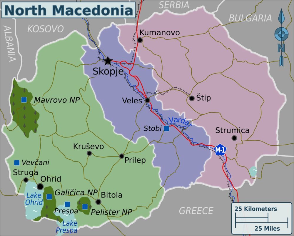 [Update] Bản đồ hành chính đất nước Macedonia (Macedonia Map) phóng to năm 2022 14