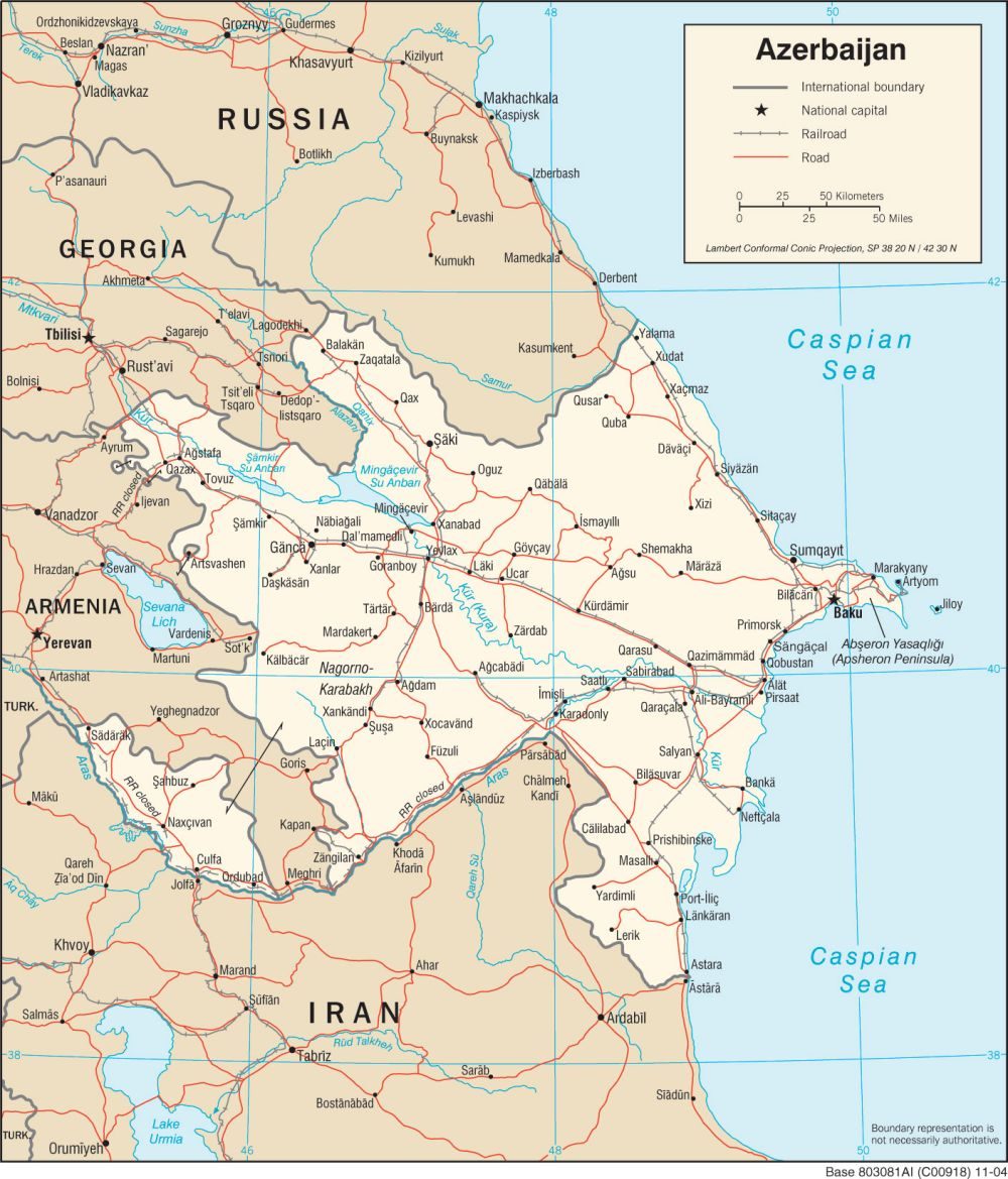 [Update] Bản đồ hành chính đất nước Azerbaijan (Azerbaijan Map) phóng to năm 2022 17