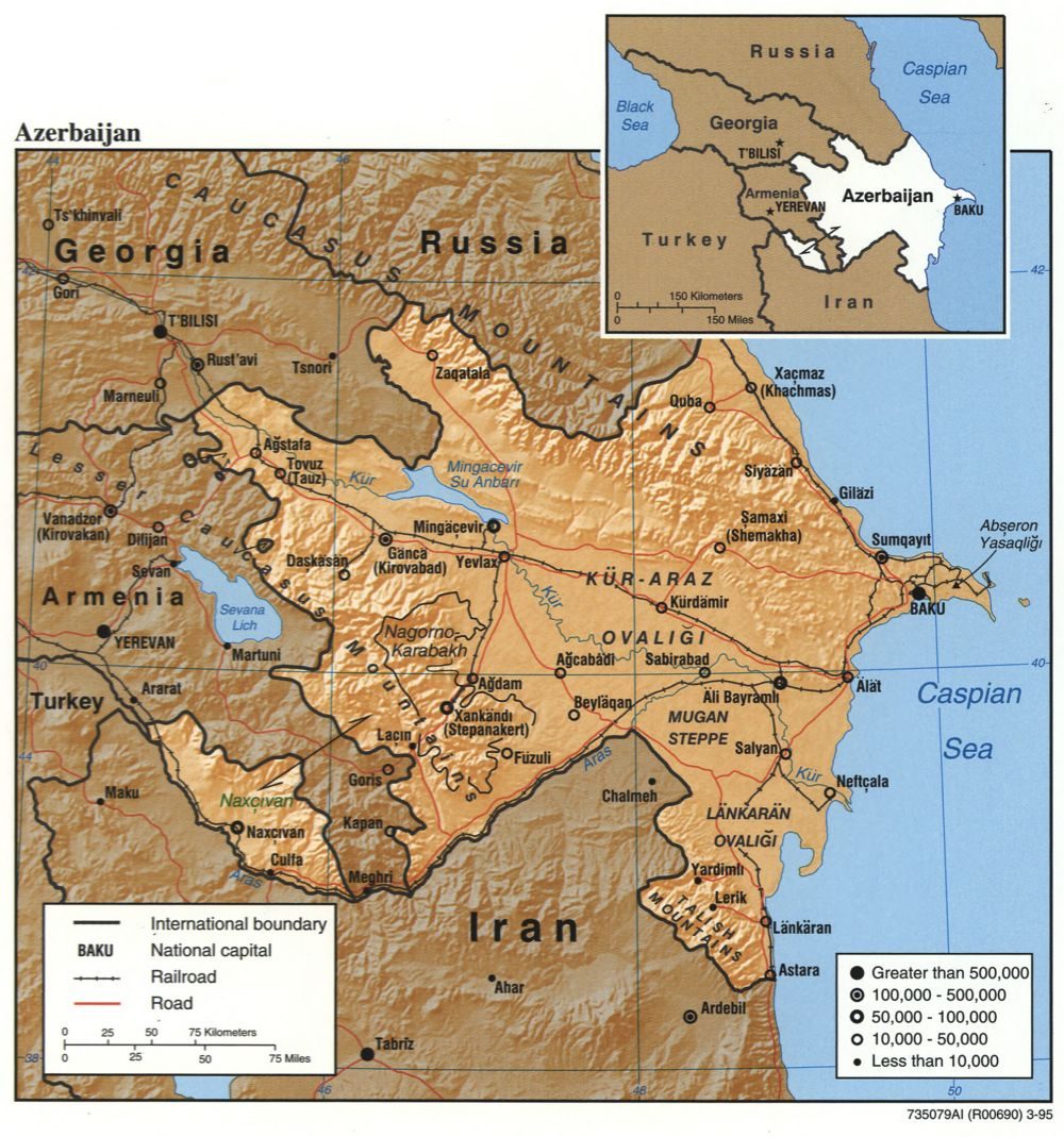 [Update] Bản đồ hành chính đất nước Azerbaijan (Azerbaijan Map) phóng to năm 2022 19