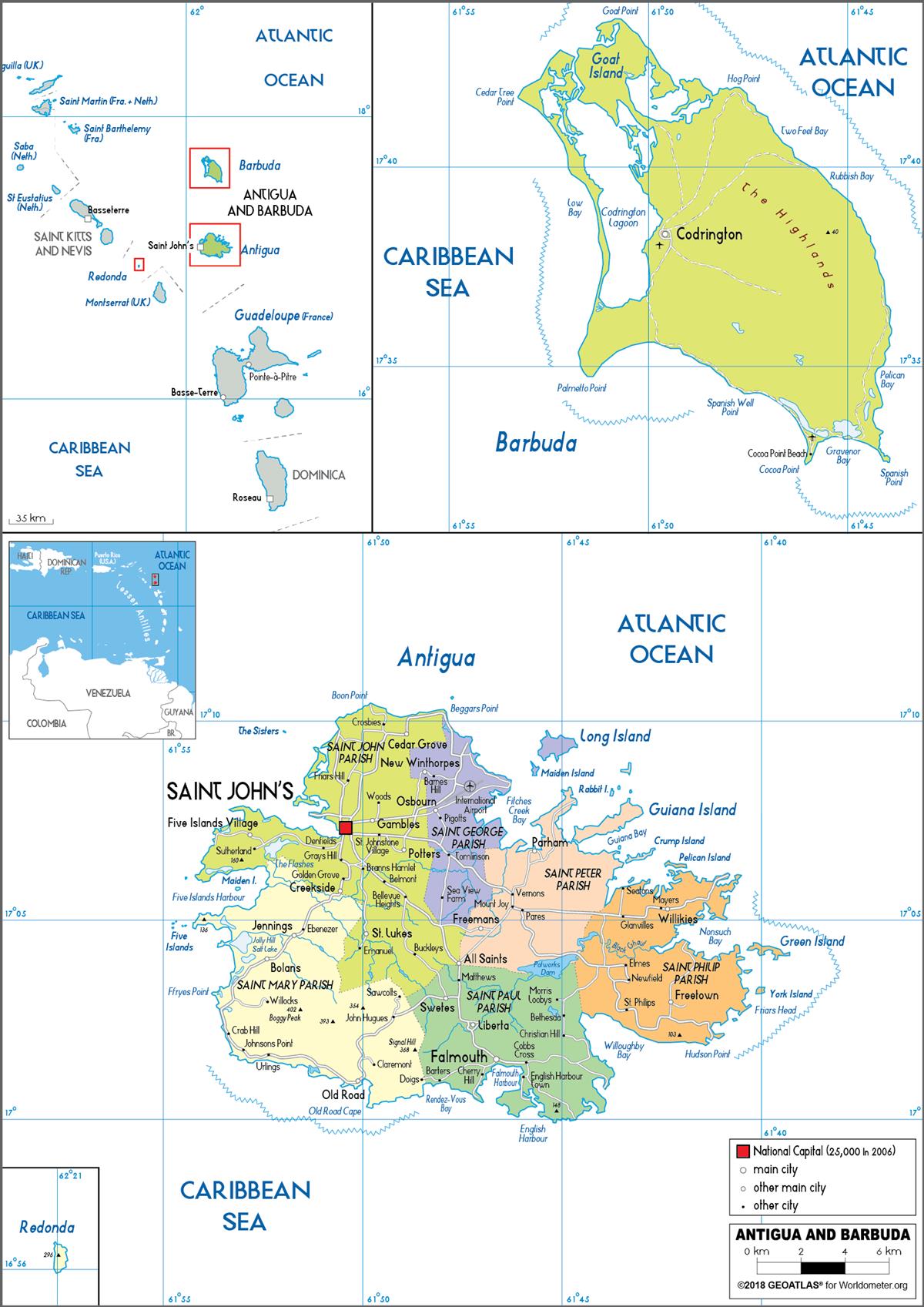 [Update] Bản đồ nước Antigua và Barbuda (Antigua and Barbuda Map) năm 2022 25