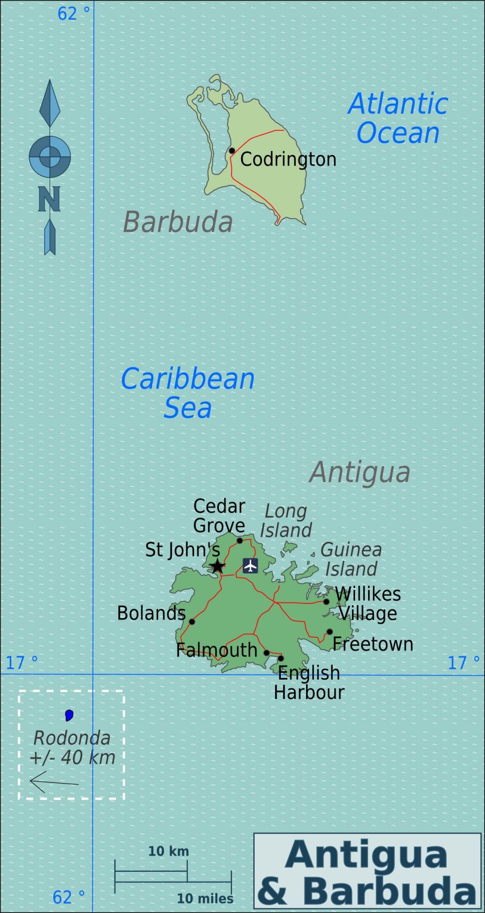 [Update] Bản đồ nước Antigua và Barbuda (Antigua and Barbuda Map) năm 2022 23