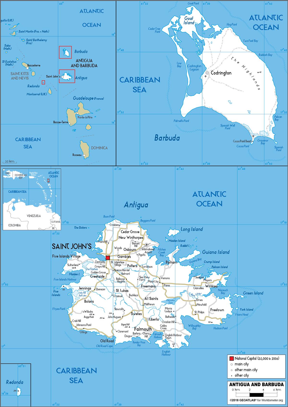 [Update] Bản đồ nước Antigua và Barbuda (Antigua and Barbuda Map) năm 2022 26