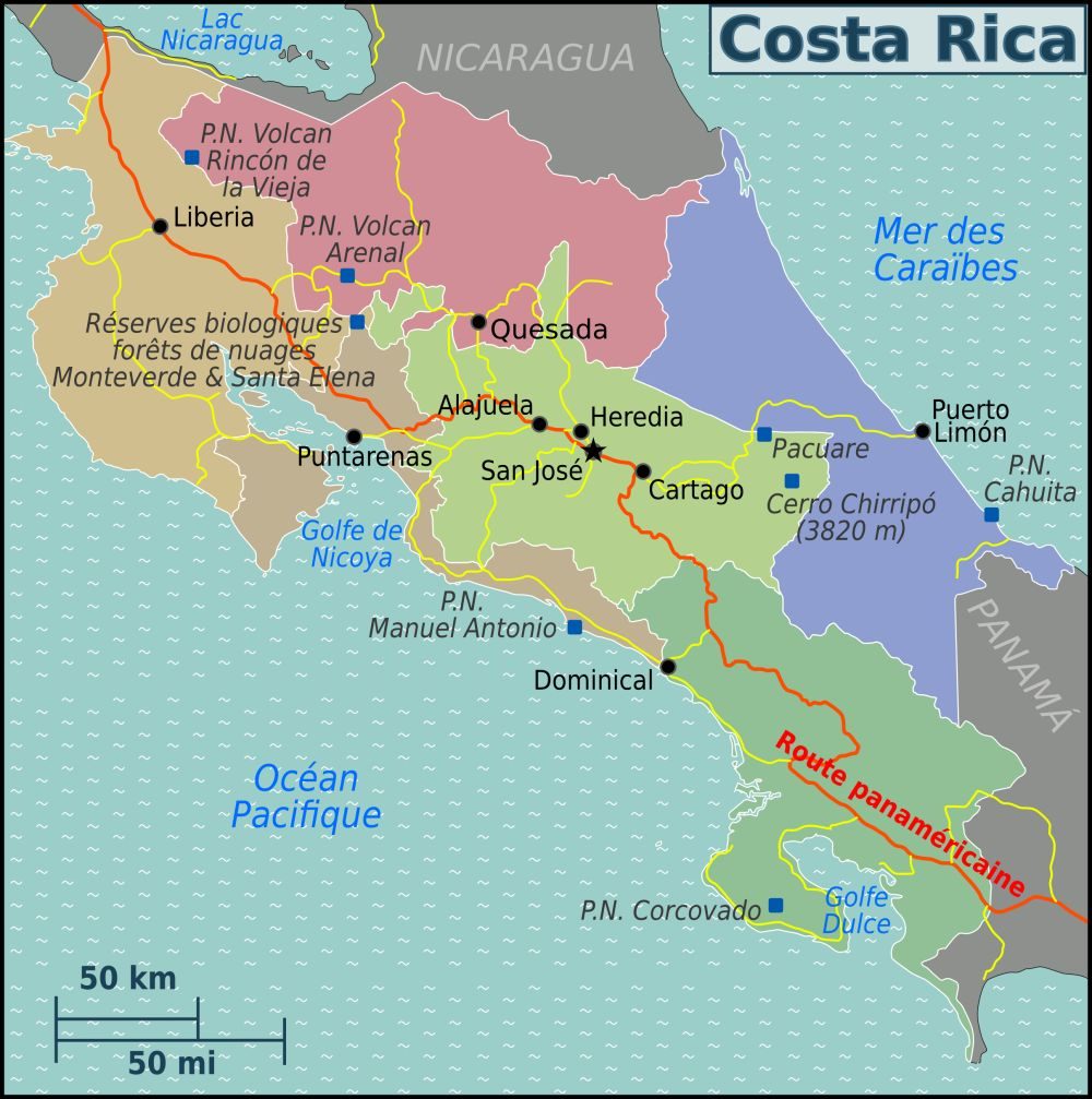 [Update] Bản đồ hành chính đất nước Costa Rica (Costa Rica Map) phóng to năm 2022 17