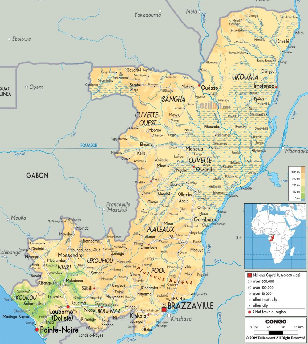 [Update] Bản đồ hành chính đất nước Congo (Congo Map) phóng to năm 2022 18