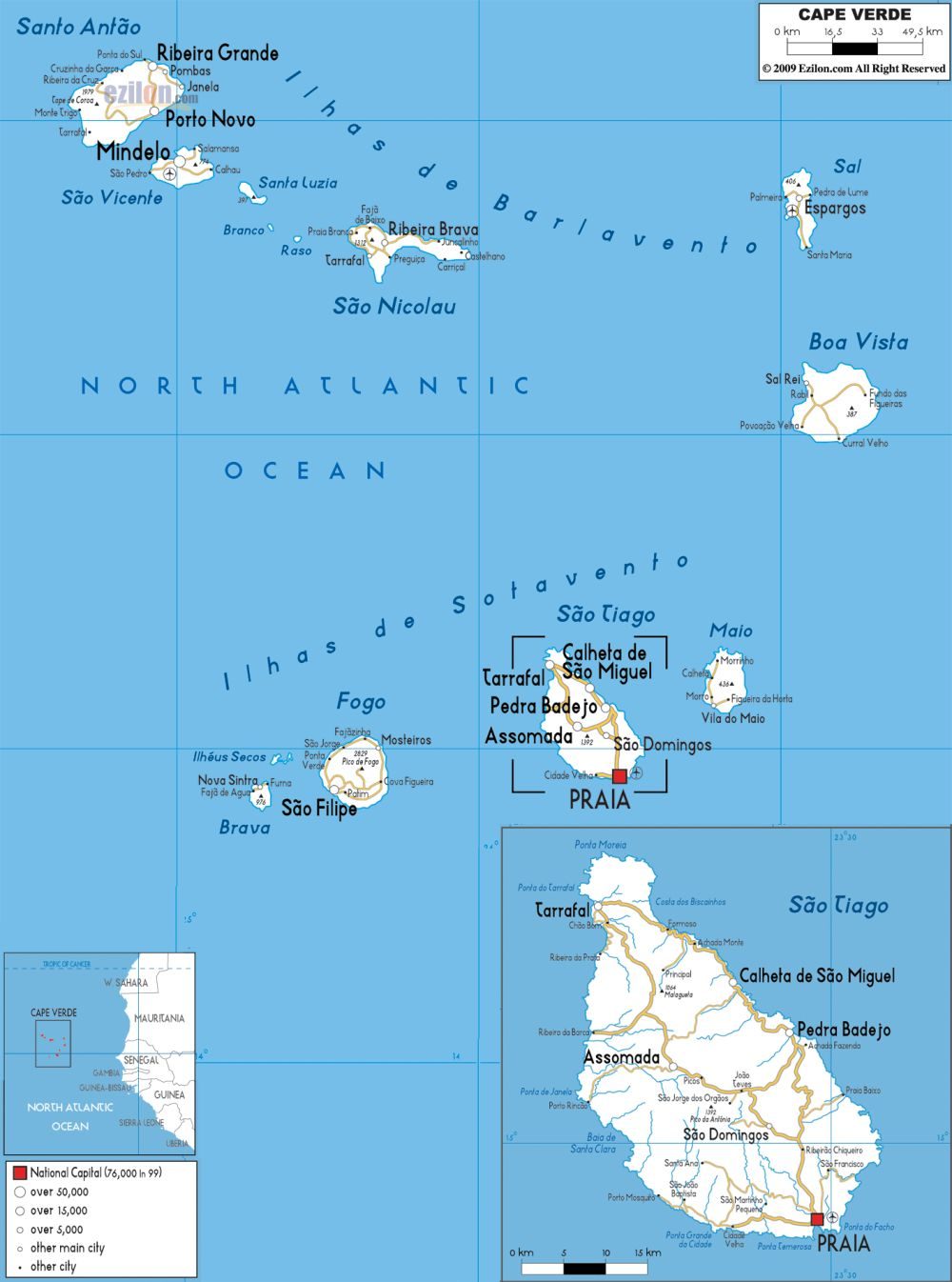 [Update] Bản đồ hành chính đất nước Cabo Verde (Cabo Verde Map) phóng to năm 2022 18