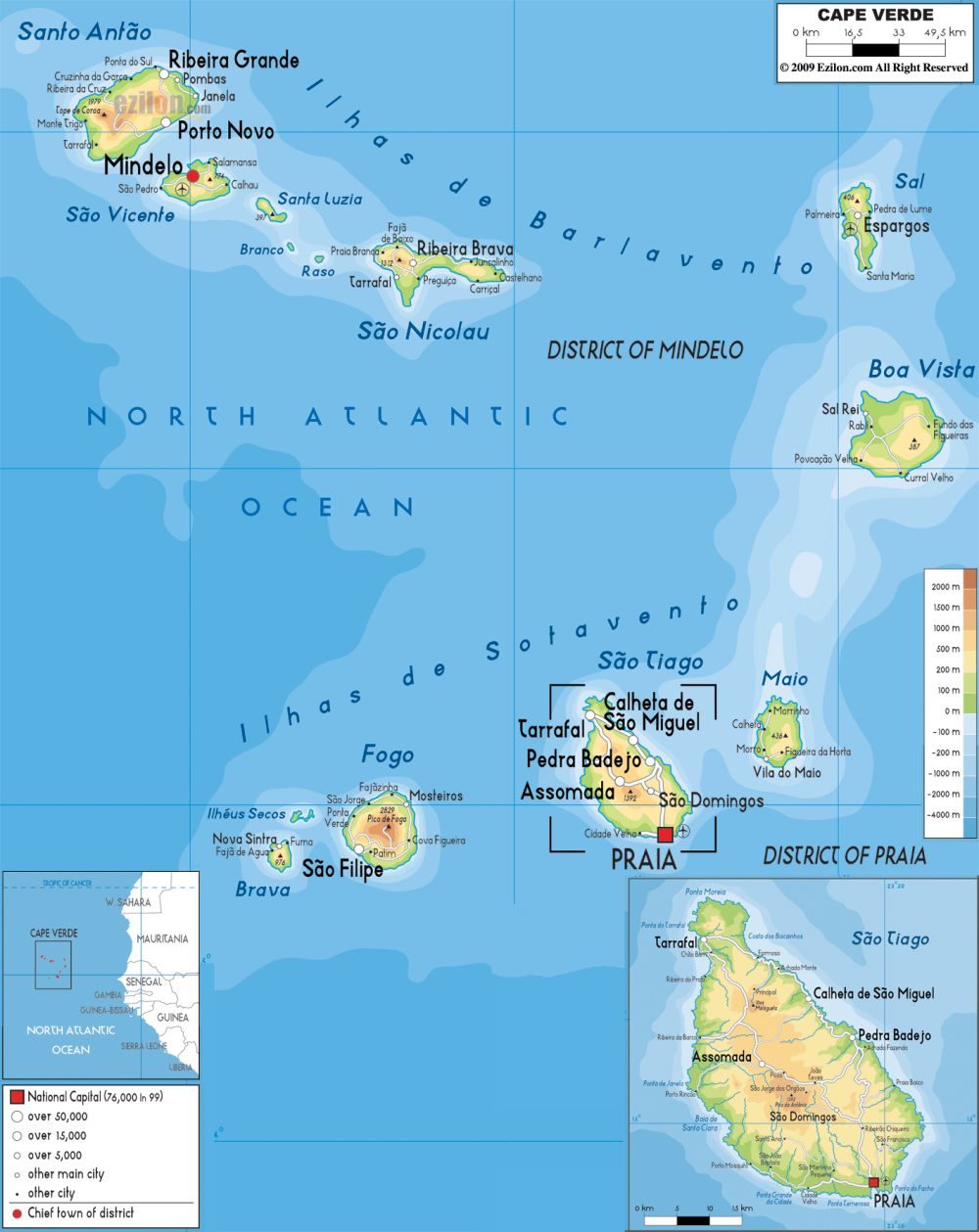 [Update] Bản đồ hành chính đất nước Cabo Verde (Cabo Verde Map) phóng to năm 2022 17