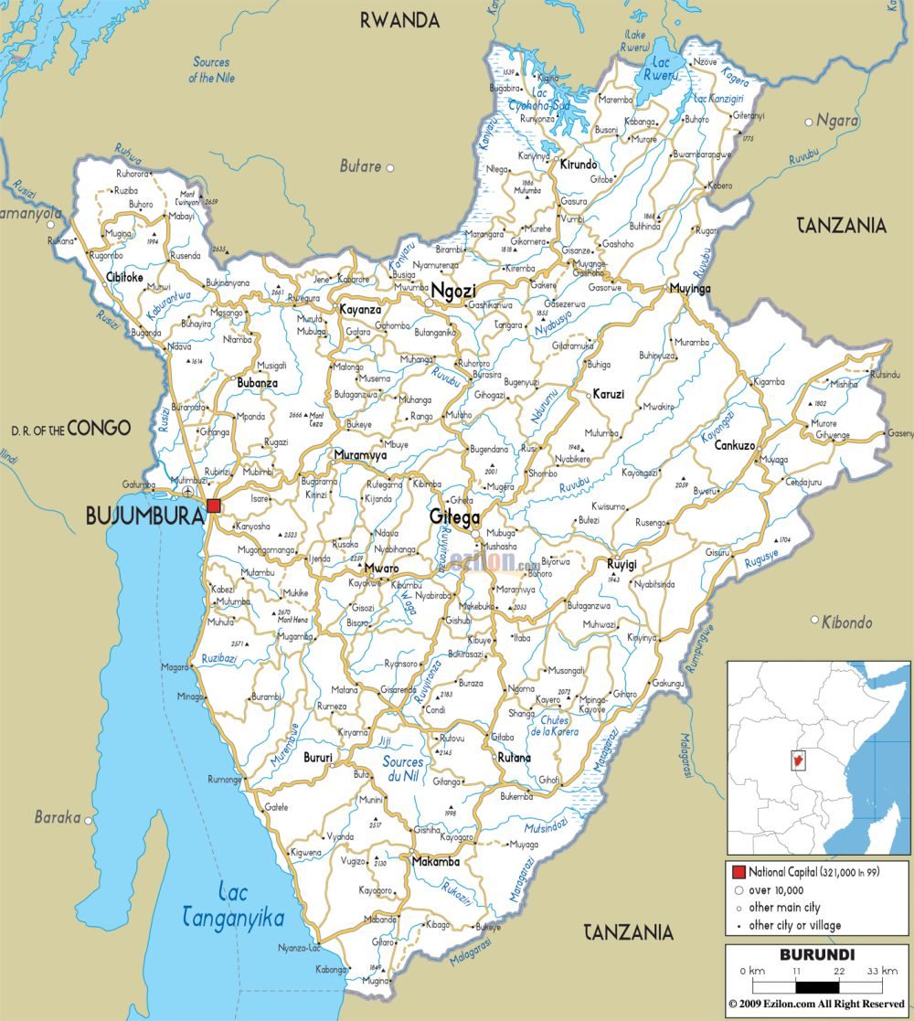 [Update] Bản đồ hành chính đất nước Burundi (Burundi Map) phóng to năm 2022 21