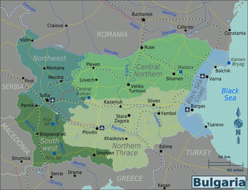[Update] Bản đồ hành chính đất nước Bulgaria (Bulgaria Map) phóng to năm 2022 19