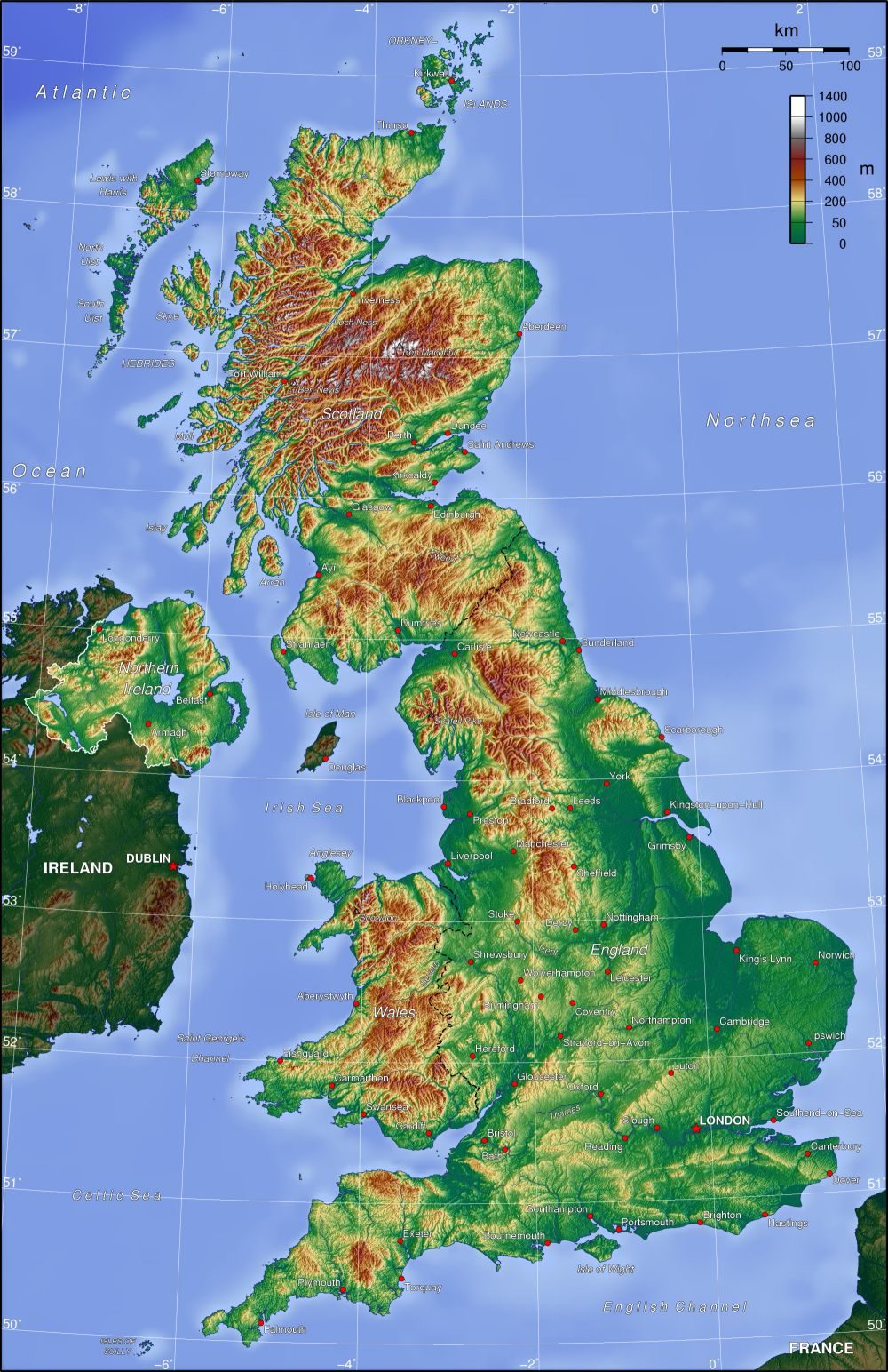 [Update] Bản đồ hành chính đất nước Vương quốc Anh và Bắc Ireland khổ lớn năm 2022 19