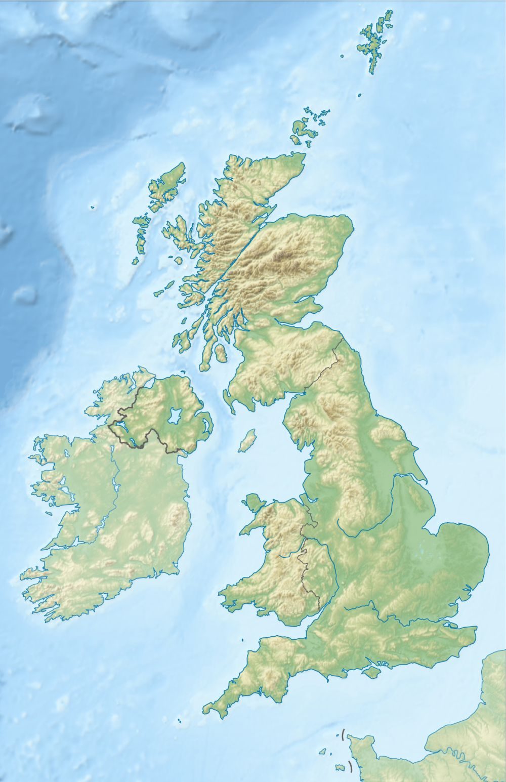 [Update] Bản đồ hành chính đất nước Vương quốc Anh và Bắc Ireland khổ lớn năm 2022 23