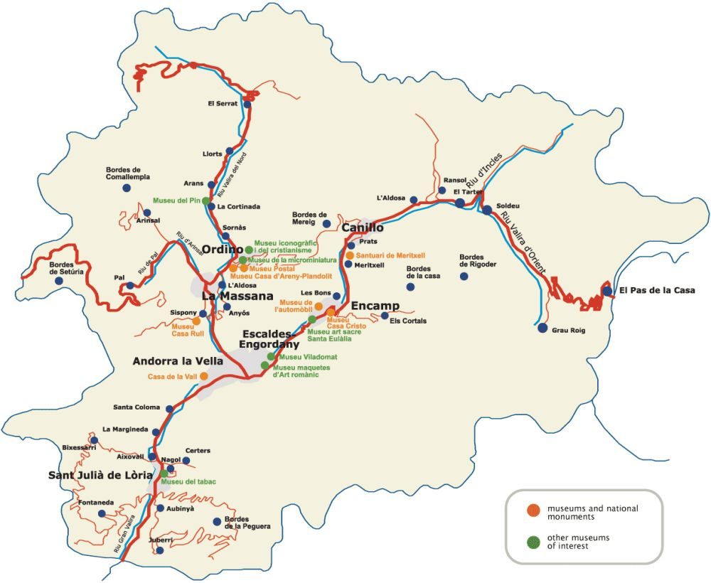 [Update] Bản đồ hành chính đất nước Andorra (Andorra Map) khổ lớn năm 2022 22