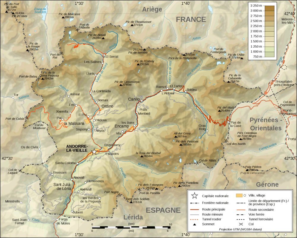 [Update] Bản đồ hành chính đất nước Andorra (Andorra Map) khổ lớn năm 2022 19