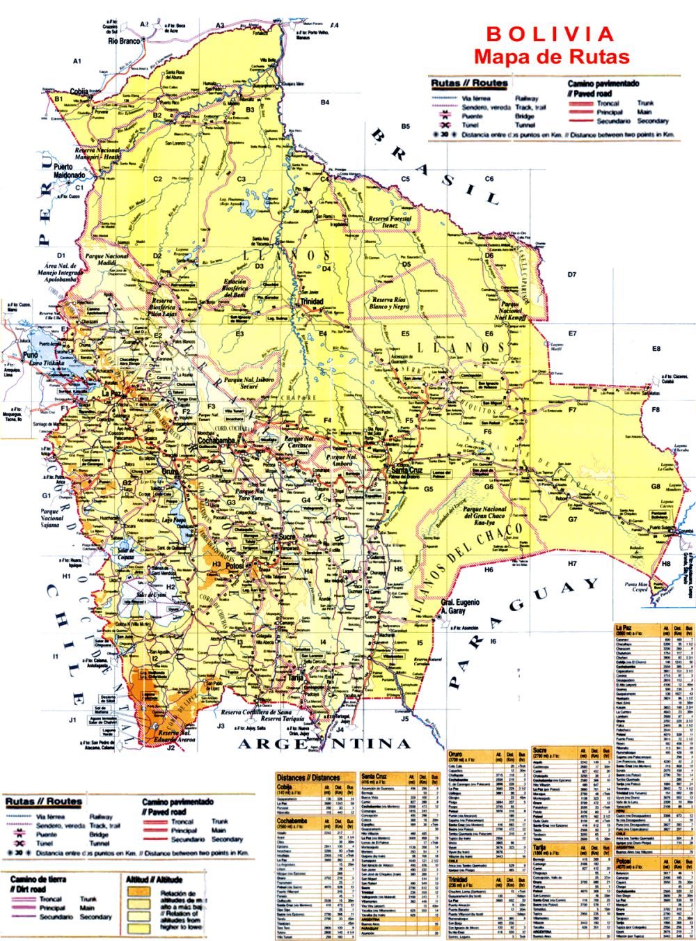 [Update] Bản đồ hành chính đất nước Bolivia (Bolivia Map) phóng to năm 2022 24