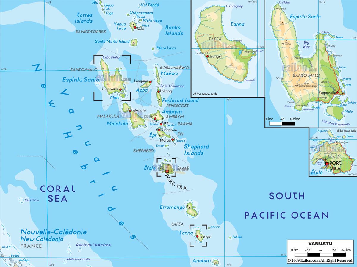 [Update] Bản đồ hành chính đất nước Vanuatu (Vanuatu Map) phóng to năm 2022 19