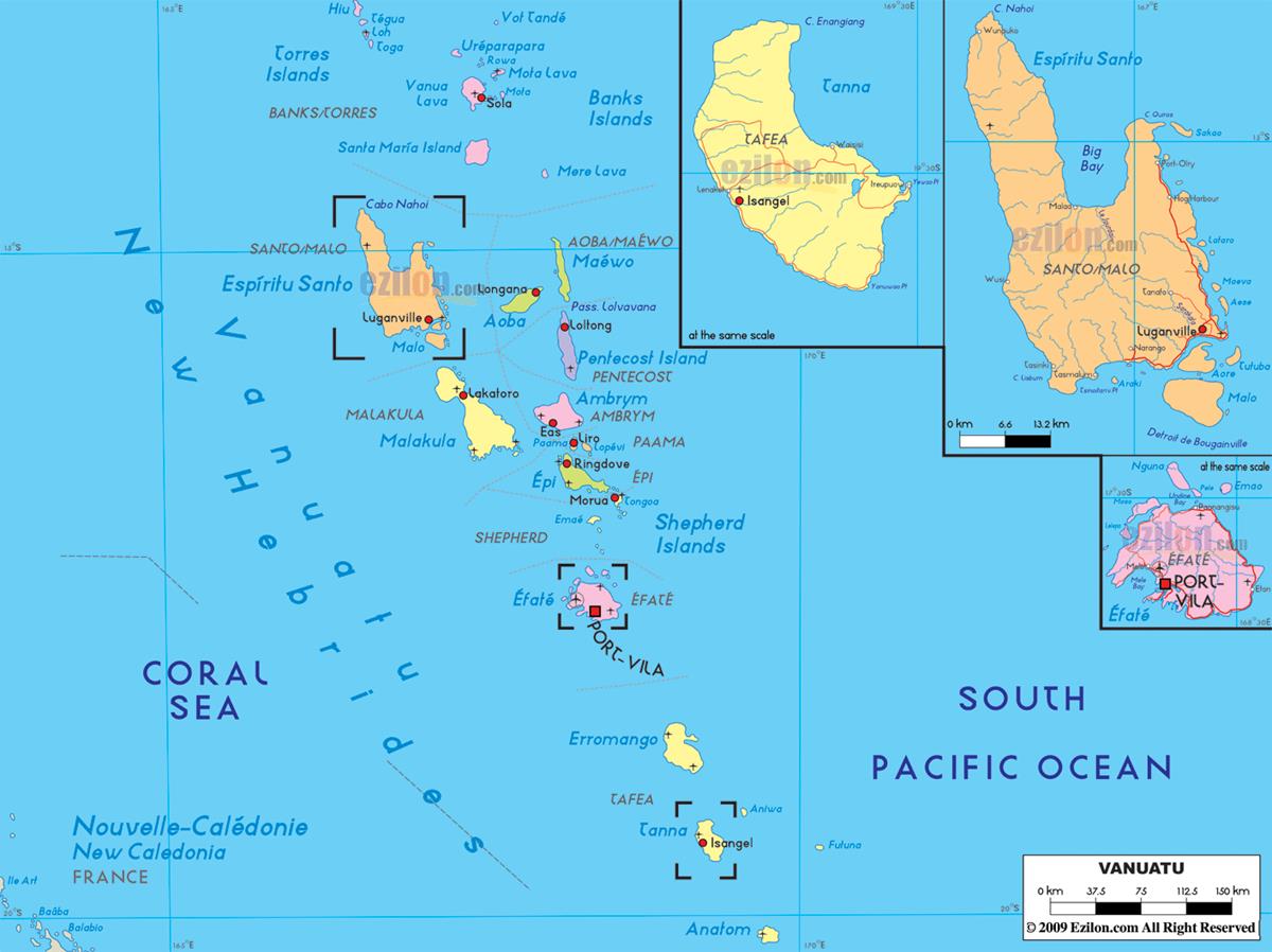 [Update] Bản đồ hành chính đất nước Vanuatu (Vanuatu Map) phóng to năm 2022 17