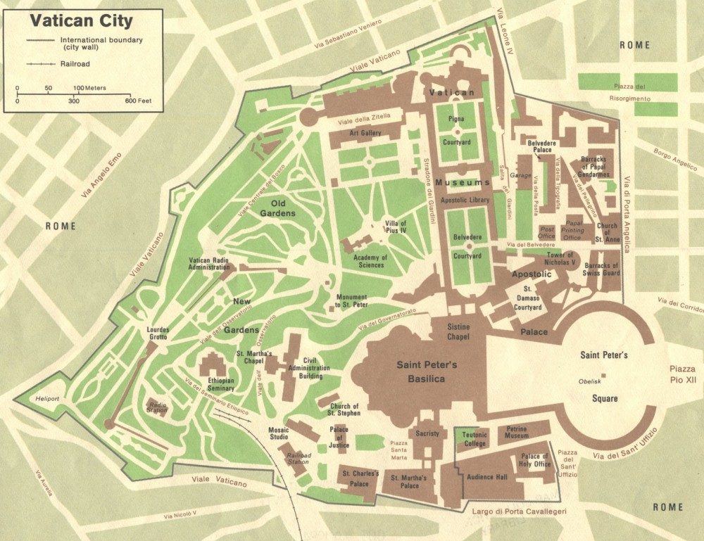 [Update] Bản đồ đất nước Thành Vatican (Vitican City Stale Map) năm 2022 19