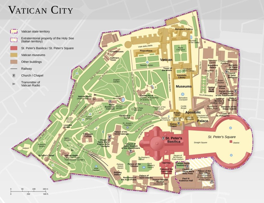 [Update] Bản đồ đất nước Thành Vatican (Vitican City Stale Map) năm 2022 15