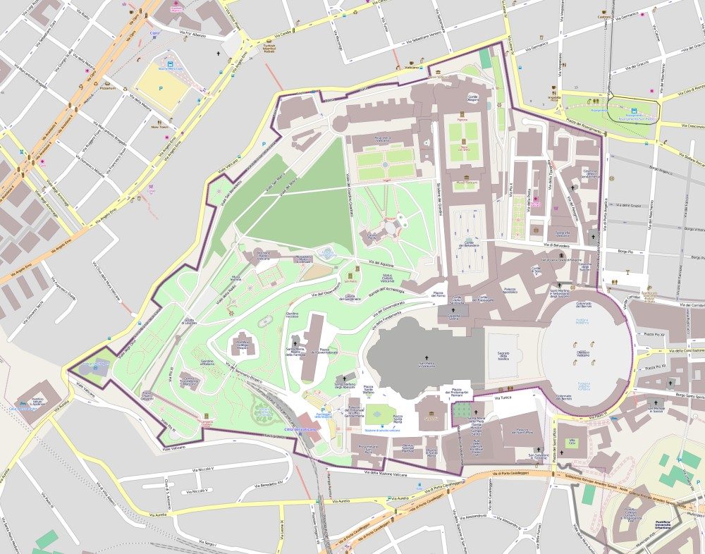 [Update] Bản đồ đất nước Thành Vatican (Vitican City Stale Map) năm 2022 20