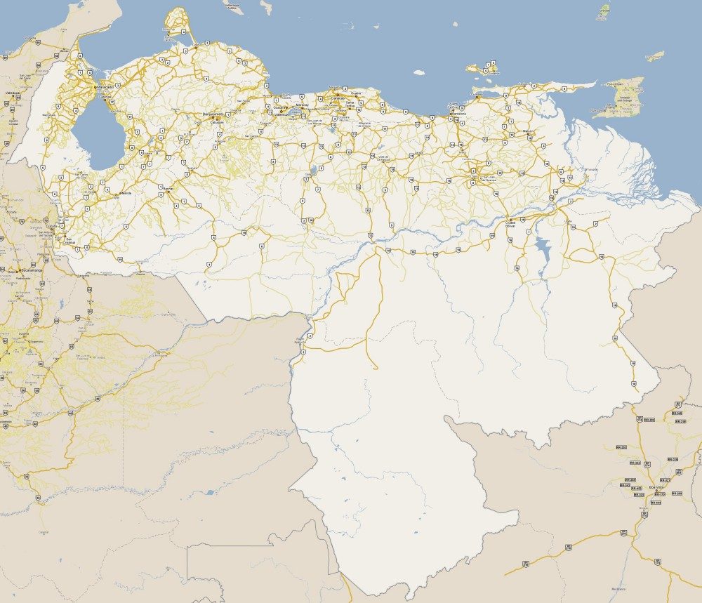 [Update] Bản đồ hành chính đất nước Venezuela (Venezuela Map) phóng to năm 2022 33