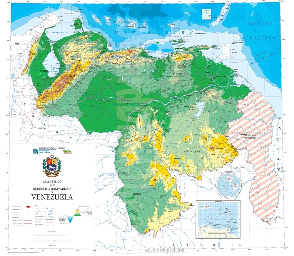 [Update] Bản đồ hành chính đất nước Venezuela (Venezuela Map) phóng to năm 2022 40