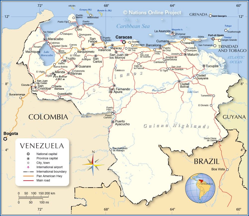 [Update] Bản đồ hành chính đất nước Venezuela (Venezuela Map) phóng to năm 2022 39