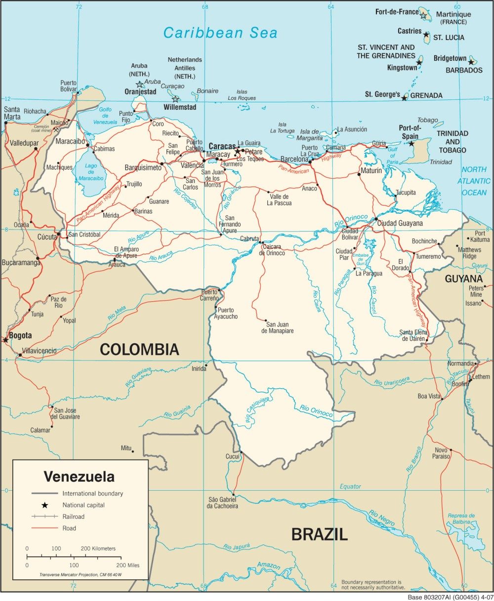 [Update] Bản đồ hành chính đất nước Venezuela (Venezuela Map) phóng to năm 2022 30
