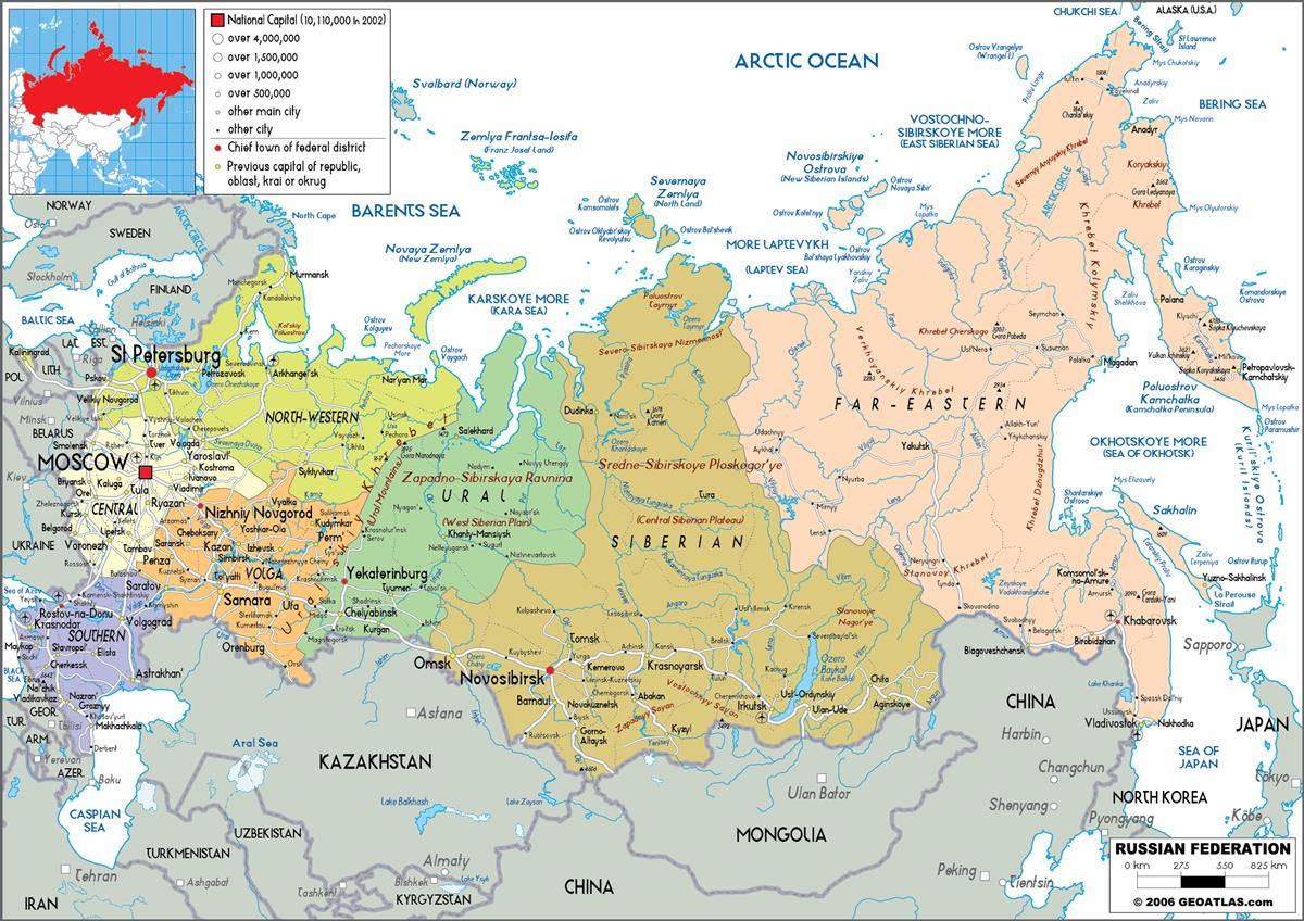 Bản đồ nước Liên Xô